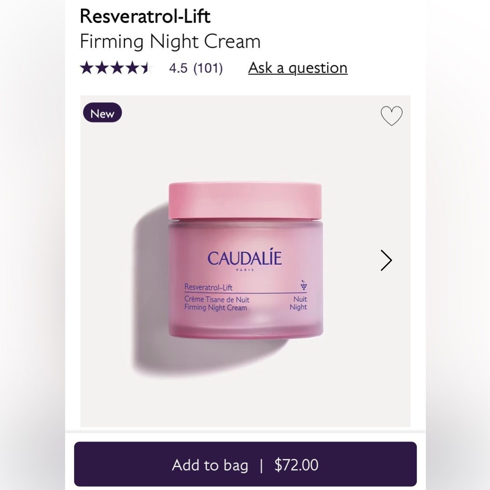 Caudalie Resveratrol-Lift Firming Night Cream